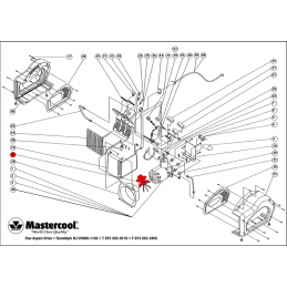 Hélice pour station de récupération Mastercool 69000-220-TUV